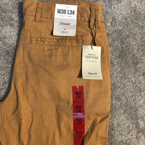 Denim&Co Men's Brown Chinos size 30x34